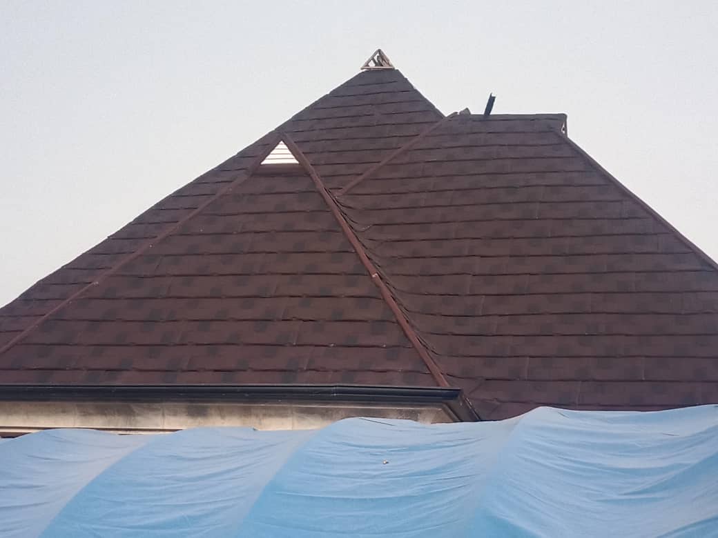 Premium residence — stone-coated pyramid roof